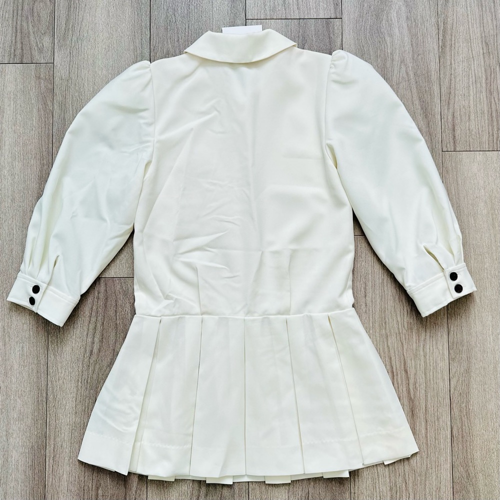 Sandy Liang Off-White Somm Minidress NWT - Picture 8 of 12